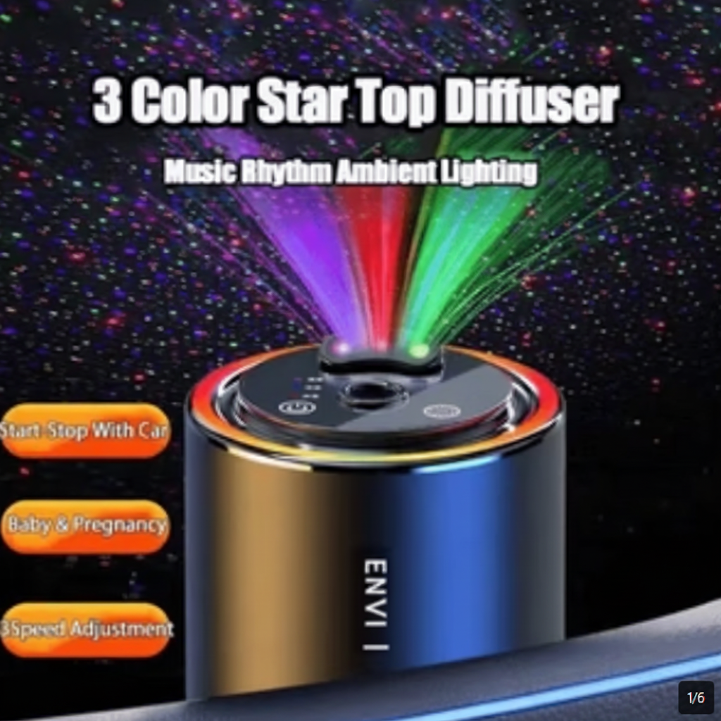 Ultra HD 3 Color Star Top Diffuser Banner